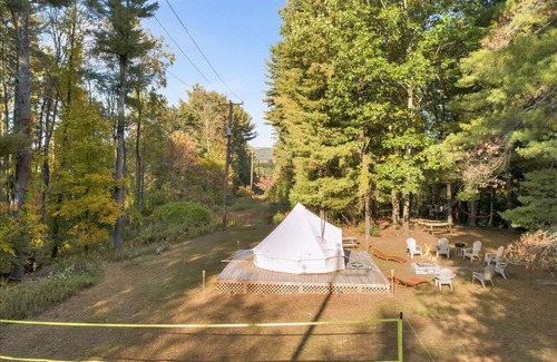 East Stroudsburg Cabin | *Heated Indoor POOL/Glamping+ Firepit/Stone Cabin* Close to Shawnee