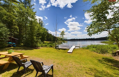 Wetmore Cabin | Hemlock Cove-Ostrander Lakefront Cabin-Boats-In the Woods