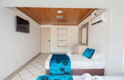 El Rodadero Hotel | Hermosa Habitacion Estandar Triple En El Rodadero
