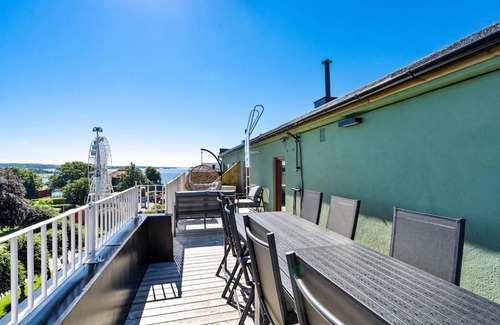 Kristiansand Apartment | Hig end Penthouse. Private 65 square meter balcony.