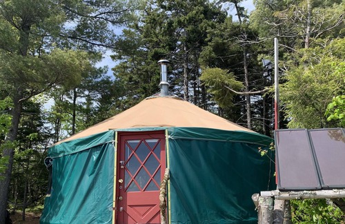 Orland House | Hike-In Yurt On Top Of Maine Mountain