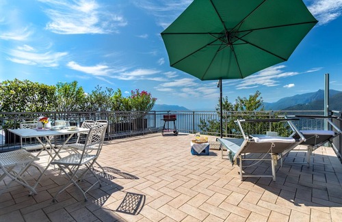 Campagnano di Roma House | Hilltop Terrace House - Panoramic Maggiore Lake Views & Stunning Sunsets