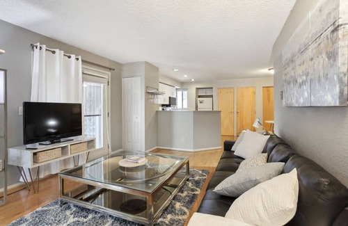 Speer Condo | Hip Historic Baker Area Condo - Individual Garage Parking Included!