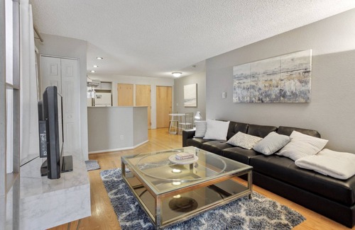 Speer Condo | Hip Historic Baker Area Condo - Individual Garage Parking Included!