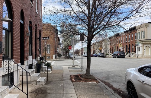 Highlandtown House | Historic Home in Safe Neighborhood - Private parking pad included!