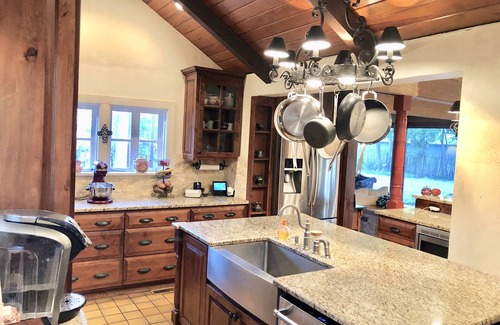 Fredericksburg House | Historic Luxe Estate - Heated Pool, Hot Tub, Fire Pit & Pool Table for up to 13