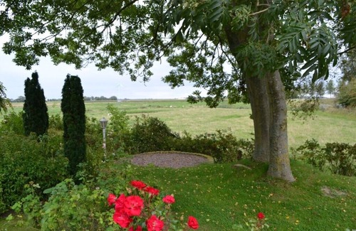 Garding House | Historic thatched cottage in southern Eiderstedt in the municipality of Borsthusen.