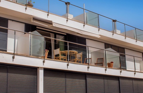 Son Carrio Apartment | Holiday Apartment "Menorca Blue" with Shared Pool, Private Terrace & A/C