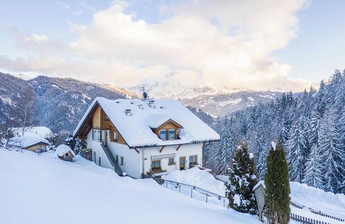 San Martino in Badia Apartment | Holiday Apartment A in House Belodei with Mountain View & Wi-Fi; Parking Available