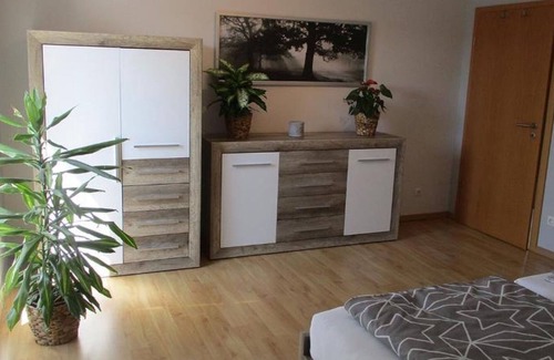 Liebenau Apartment | Holiday Apartment "Fewo 1 - Osterberg" with Private Terrace, Shared Garden & Wi-Fi