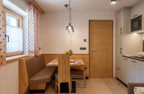 Funes Other | Holiday Apartment "Planerhof Apartment Alpenrose" with Mountain View, Shared Terrace, and Wi-Fi