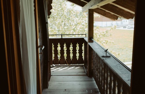 Eggstatt House | Holiday home, listed building, in the style of an alpine hut, vacation at the Schelshornhof