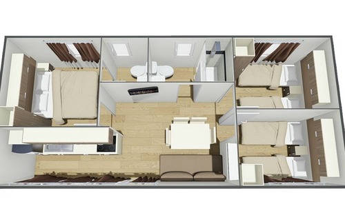 Colombare House | Holiday park Garda Village - Maxicaravan Deluxe (3177)