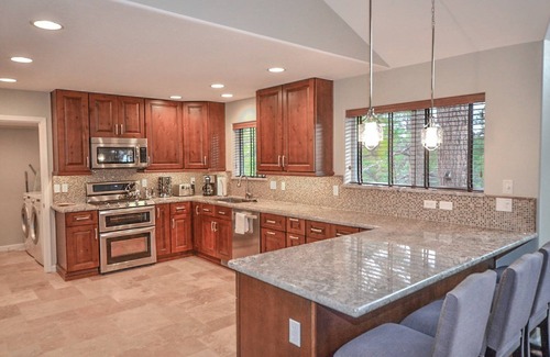 Flagstaff House | Holland Home - Luxury home w/Forest Views, AC & Hot Tub!