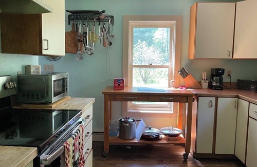 Monson House | Home in the woods - Big, Acreage, Nature Oasis, King Bed, Giant Windows