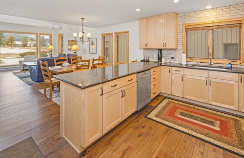 Big Sky Meadow Village Condo | Home on Big Sky Golf Course w/fireplace & community pool/hot tub -The Lone Peak Lookout