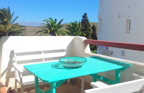 Atlanterra Apartment | Homerez - 150 m away from the beach! Appartement for 4 ppl. with shared pool