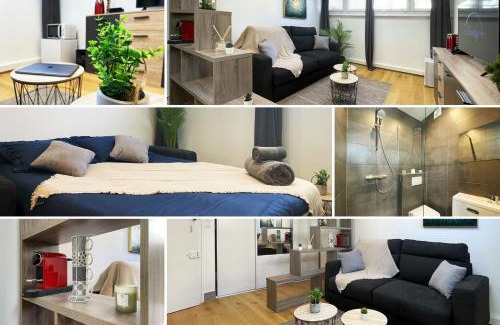 Annemasse Apartment | HOMEY TINY - Chambre privée - Située en Hyper-centre - Disney Plus et Wifi inclus - Sans SDB - Proche de Genève et des transports en commun