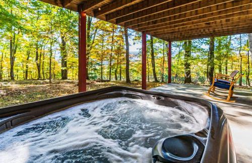Berkeley Springs House | Hot Tub, Large Deck, WiFi, Fire Pit at Chalet Cabin