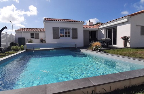 Saint-Hilaire-de-Riez House | House, 400m from the corniche, from the beach, 8p, with swimming pool