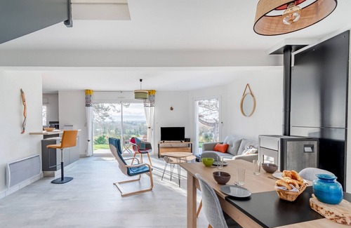Erquy Ski Chalet | House for 6 in Erquy - Communal pool