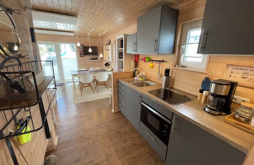 Schleswig Boat Rental | Houseboat Walfisch for 5 pers, with roof terrace in Schleswig