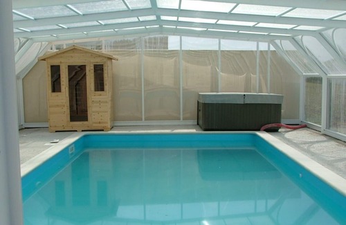 Saint-Georges-de-Didonne House | Houses for 12 people private indoor pool, 6 bedrooms, bbq enclosed garden
