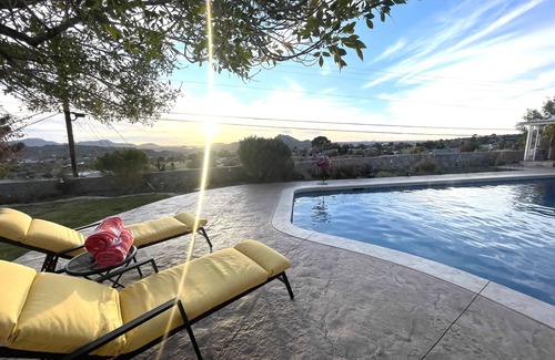 Mission Hills South House | Huge Home with Pool,Bar,Game Room and Mountain View Sleeps up to 14 adults!