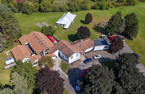 Howell House | Huge Modern Home on 10 Acres-Indoor Pool & Sauna!