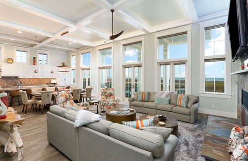 Port Aransas House | Huge Ocean View - Spa/Pool/Golf Cart