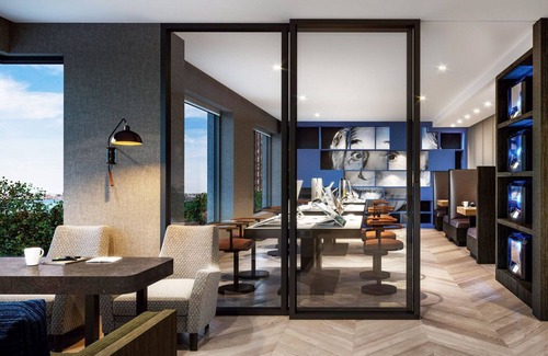 Seaport District Apartment | Ideal Seaport Studio w/Gym, Pool, W/D, Doorman