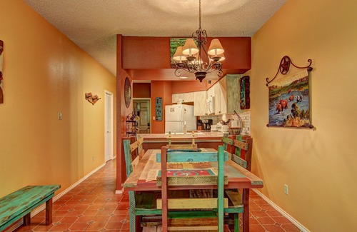 New Braunfels Condo | Immaculate Comal riverfront! Across from Schlitterbahn! Pool & river access!