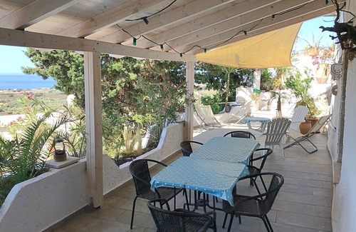 Patsianos Apartment | IN A HOUSE WITH PANORAMIC VIEW OF THE LIBYA SEA AT 180