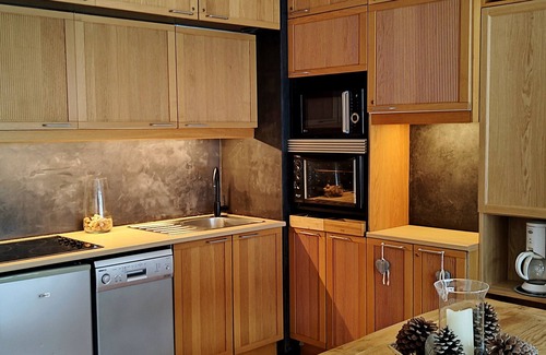 Prapoutel Apartment | In Prapoutel: 2-room cabin, ski-in/ski-out, balcony, 4th floor
