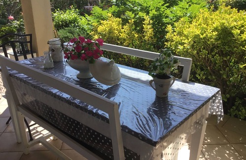 Orange Apartment | IN THE SHADE OF THE OLIVE TREES
