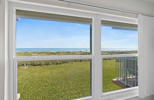 Cocoa Beach Condo | Incredible Ocean View | Heated Pool | 2b/2b | Private Beach Access