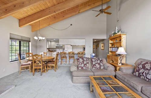 June Lake Condo | Interlaken 32 overlooking the lake and Sierra.
