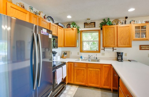 Interlochen House | Interlochen Lake House w/Deck, Fire Pit & Dock!