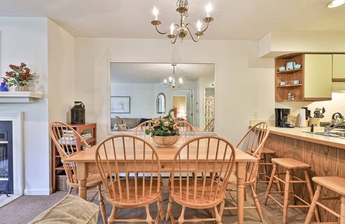 Ludlow Condo | Inviting condo with a fireplace, hot tubs, pool, tennis & washer/dryer