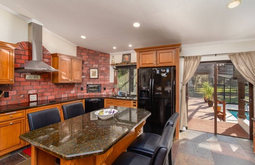 Westchase House | Italian Retreat, Secluded 1.5 acre Pool Home, up to 8 people max, 5 bedrooms