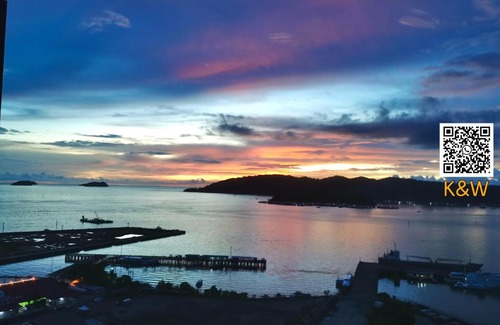 Downtown Kota Kinabalu Apartment | JQ T21 SUNSET SEAVIEW HOMESTAY Suria Gaya Street SICC