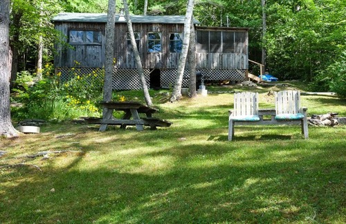 Jefferson Cabin | Judy's Cabin- Rustic on Lake Damariscotta with a private beach