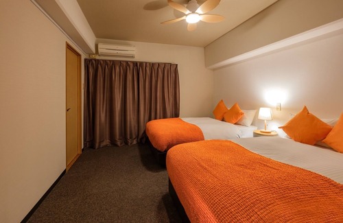 Miyazaki Hotel | Junior Suite Room 2 semidouble beds with kitche/Miyazaki Miyazaki
