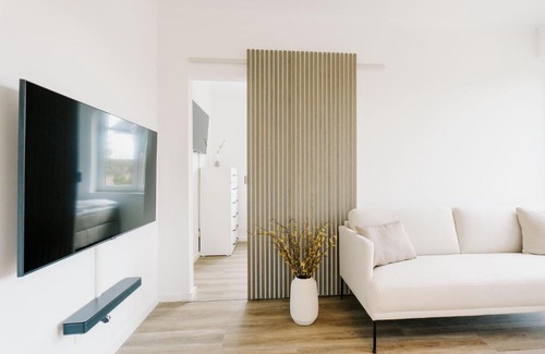 Greetsiel Apartment | Küsten Suite de See - Suite 4 seitliche Deichlage, Balkon, 89qm