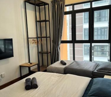 Penampang Apartment | K avenue Studio 2bed room A06 near airport by GC