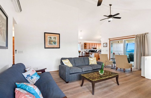 Kapaa House | Kapaa by the Sea TVNC #1312, Beachfront, AC, Walk to Town, Sunrise Views
