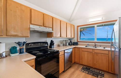 Kapaa House | Kapaa by the Sea TVNC #1312, Beachfront, AC, Walk to Town, Sunrise Views
