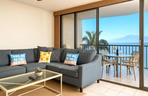Kahana Apartment | KBM Resorts FREE CAR Valley Isle Resort Oceanfront 5th Floor 2-Bedroom Condo with Stunning views VIR-508