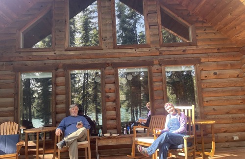 Sterling Cabin | Kenai riverfront log cabin, perfect for fishing, close to town