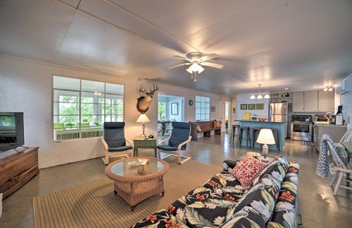 New Concord House | Kentucky Lake Cabin with Private Dock and Fire Pit